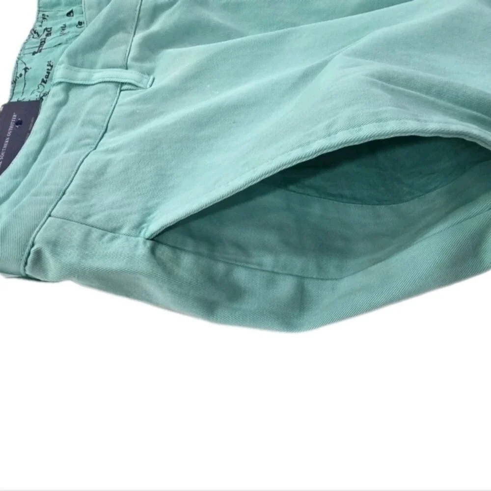 Southern Marsh Seawash Grayton Twill Chino Pant 34x32 Kelly Green NWT w/ Defect